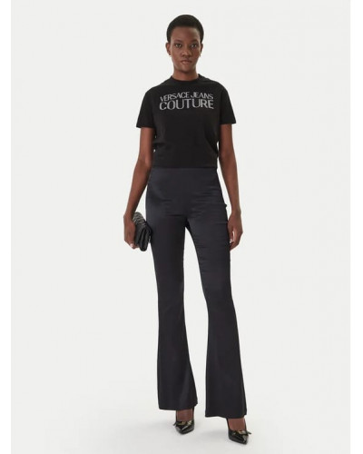 Pantalones  trompetas satinados de Versace Jeans Couture