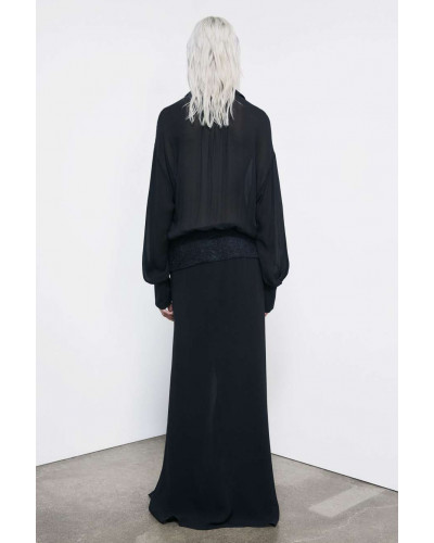 Vestido largo gasa de Patrizia Pepe