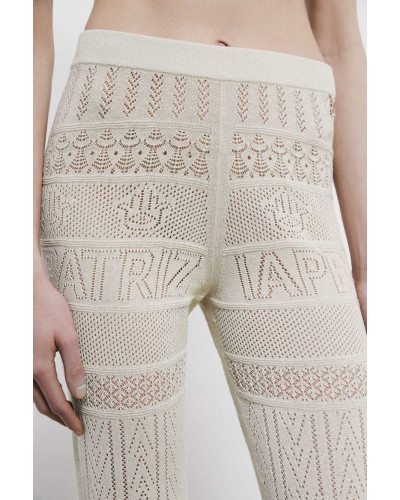 Pantalón de Patrizia Pepe de punto de ganchillo