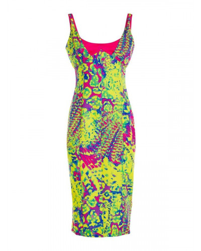 Vestido de Versace Jeans midi estampado