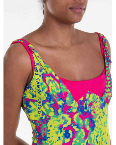 Vestido de Versace Jeans midi estampado