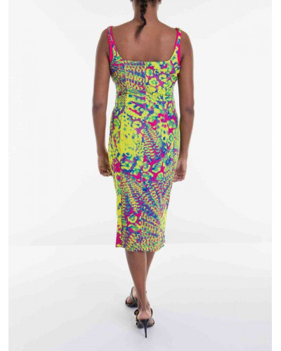 Vestido de Versace Jeans Couture midi estampado
