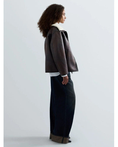 Chaqueta Replay oversize borreguito