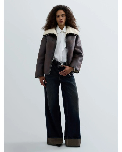 Chaqueta Replay oversize borreguito