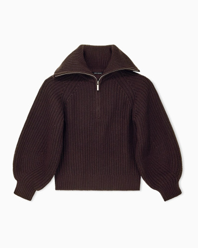 Jersey de Armani Exchange de lana con cuello ancho