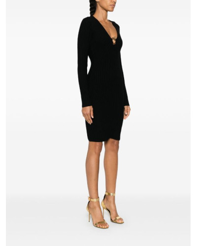 Vestido midi de Just Cavalli de punto de canalé