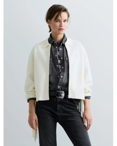 Chaqueta de Replay de punto con flecos