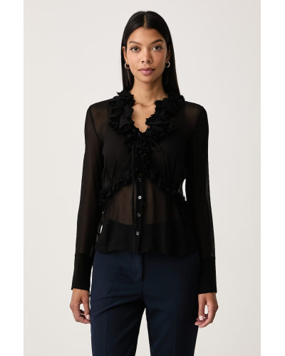 Blusa de Pattrizia Pepe con volantes